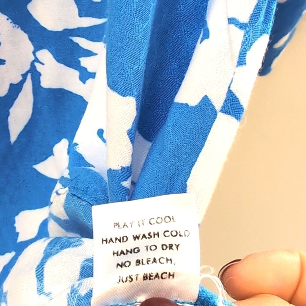 WALKER & WADE Day Tripper Tunic Dress in Cornflower Blue Sz Small - Picture 9 of 11